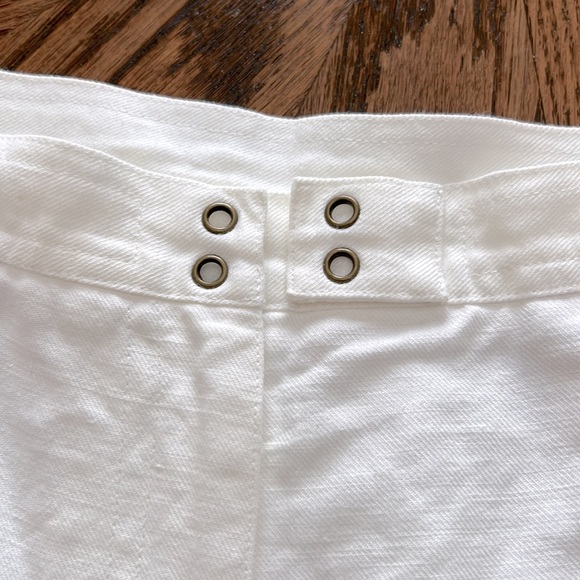Talbots Linen White Pants Size 16 - Picture 11 of 11